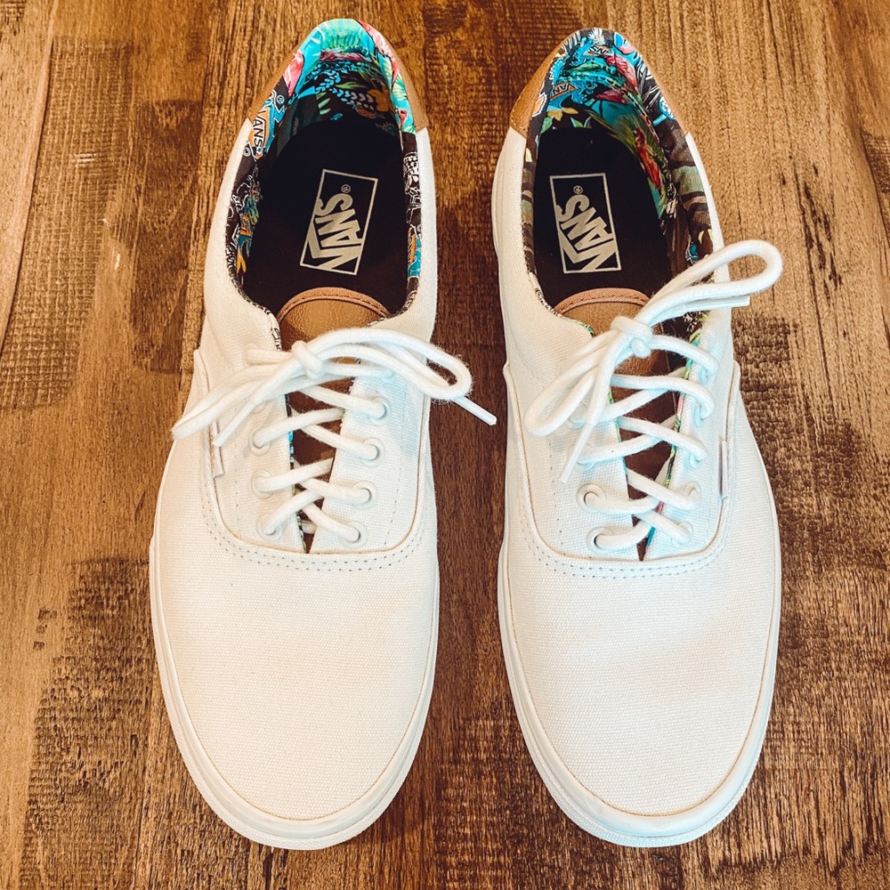 White Mens Vans Shoes